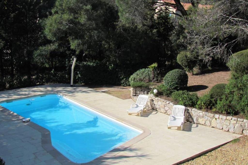 Villa 8 Pers, Climatisee, Piscine Chauffee, Un Havre De Paix Sous Les Pins Parasols ロクブリューヌ・シュル・アルジャン エクステリア 写真
